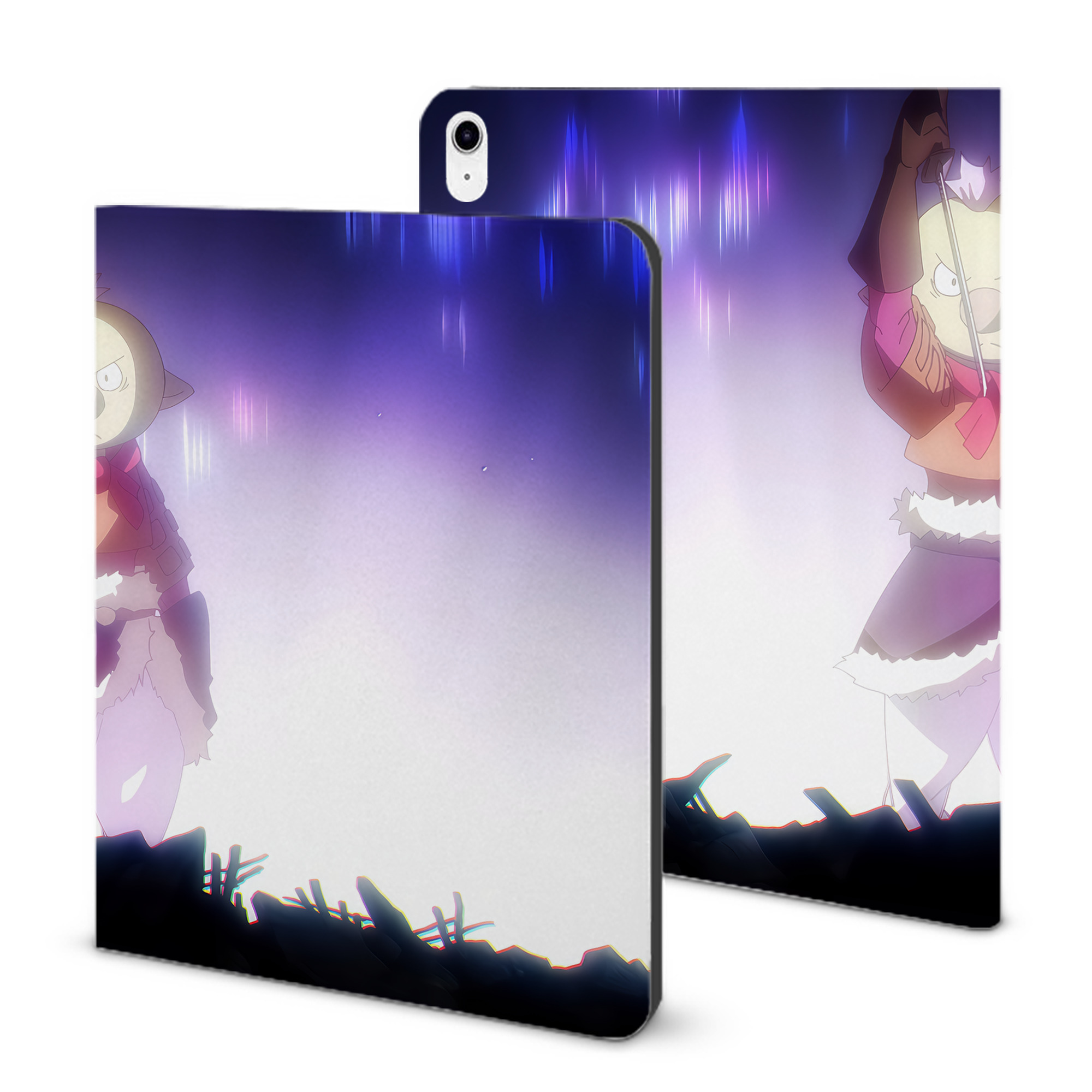 （画像用） 転スラ Regarding Reincarnated to Slime IPad ケース ブック型 PUレザー TPU 耐衝撃 軽量 薄型 ペン収納なし 全面保護 IPad 各モデル対応